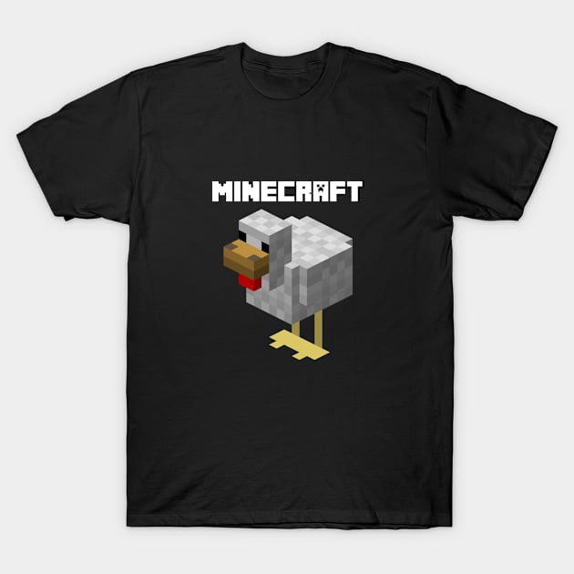 Minecraft chicken T-Shirt by Recovery Tee